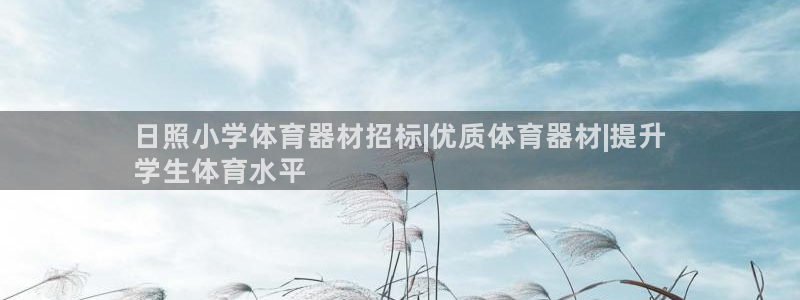 耀世平台注册网址是多少啊:日照小学体育器材招标|优质体育器材